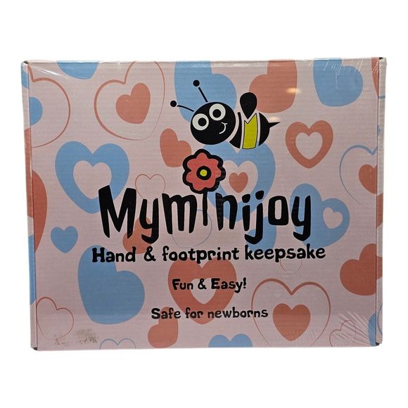 MyMiniJoy Baby Hand and Footprint Picture‎ Frame and imprint Kit - Picture 1 of 4